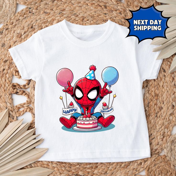 Spiderman Birthday Shirt