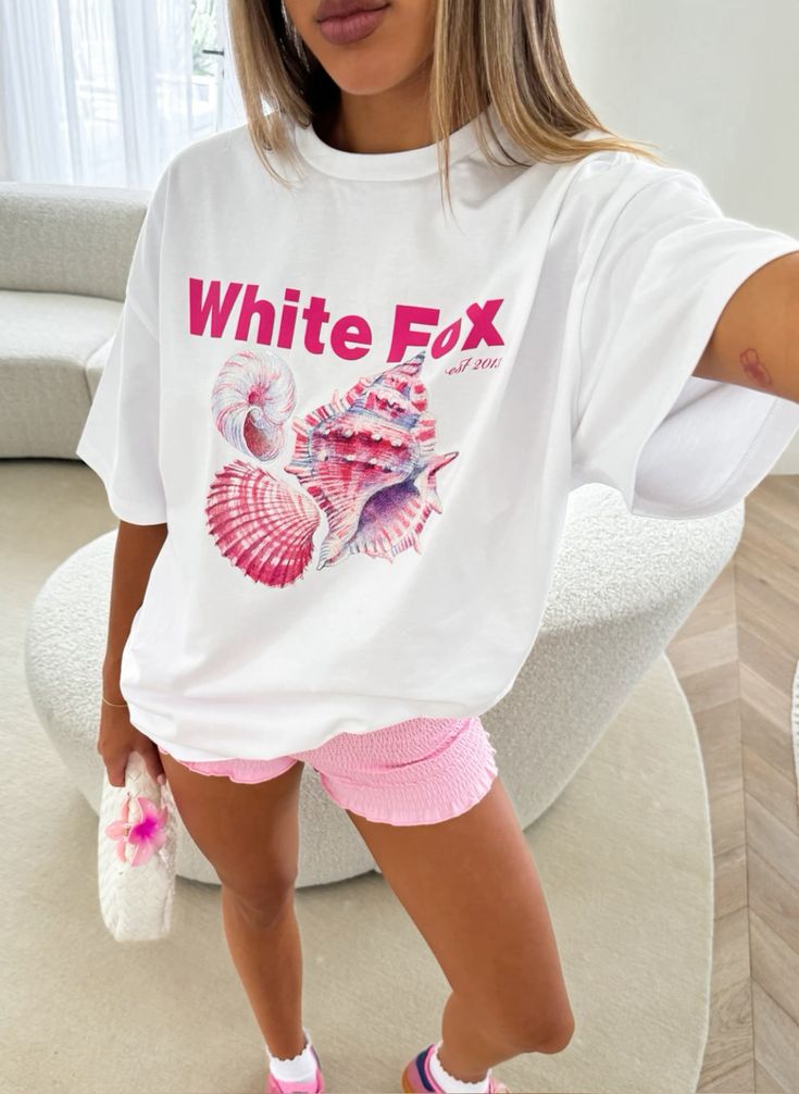 White Fox Women Oversized Tshirt