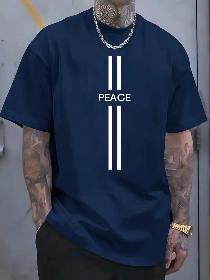 Peace Men Tshirt Oversized