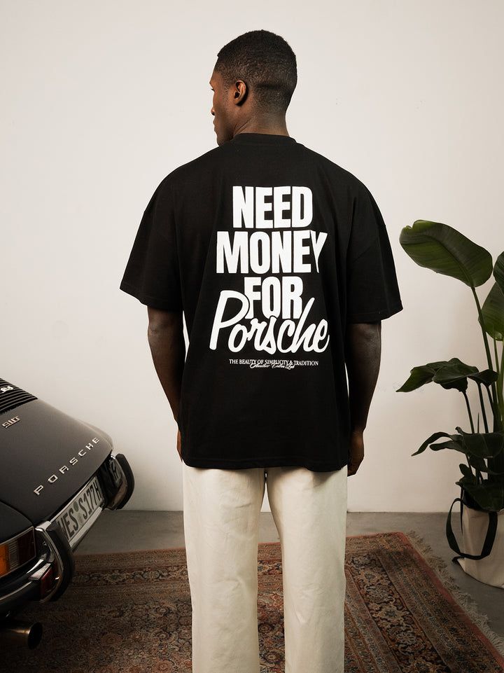 Need Money For Porsche Oversized Tshirt