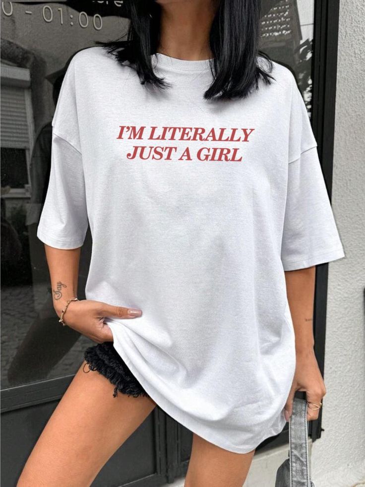 I'm literally just a girl Tshirt, Meme Tshirt, Joke