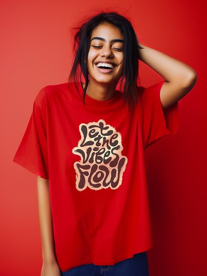 Let The Vibes Flow Tshirt Oversized