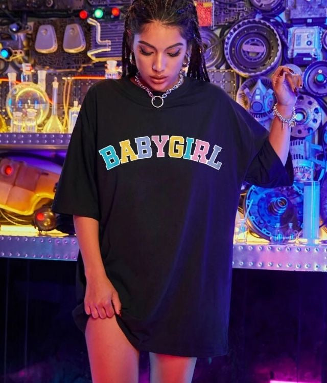 Baby Girls Women Oversized Tshirts
