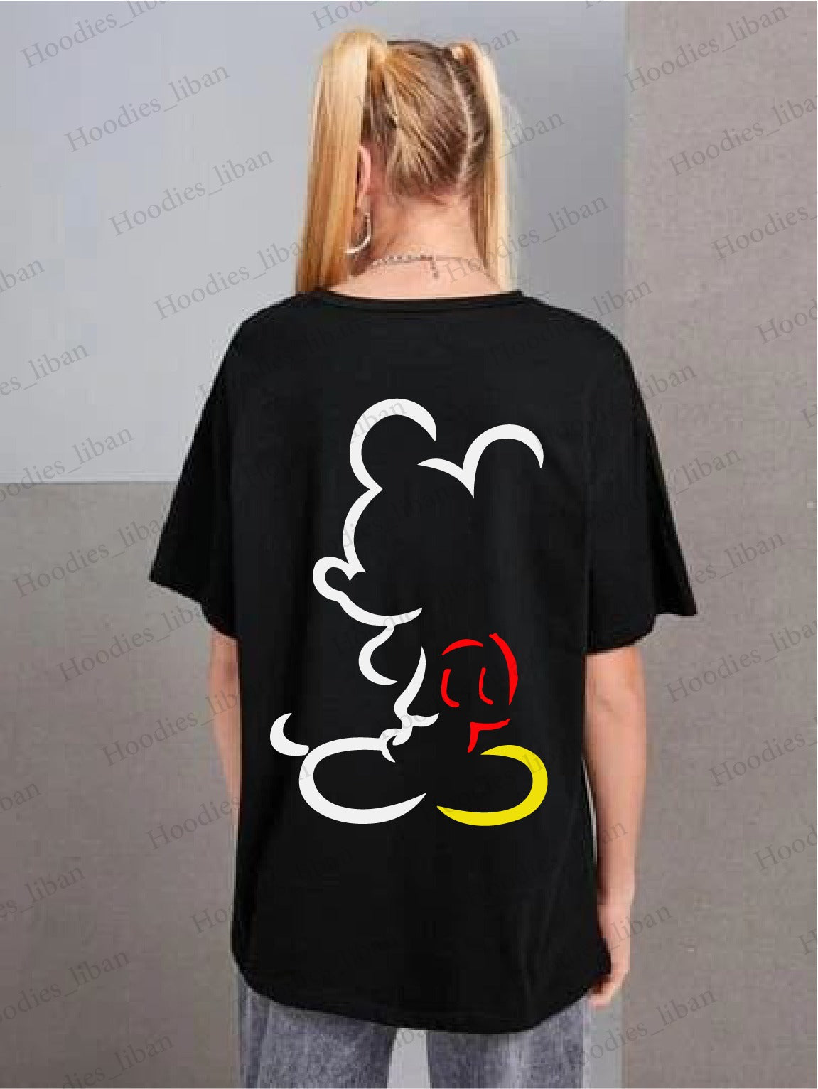 Mickey mouse women's oversized tshirt