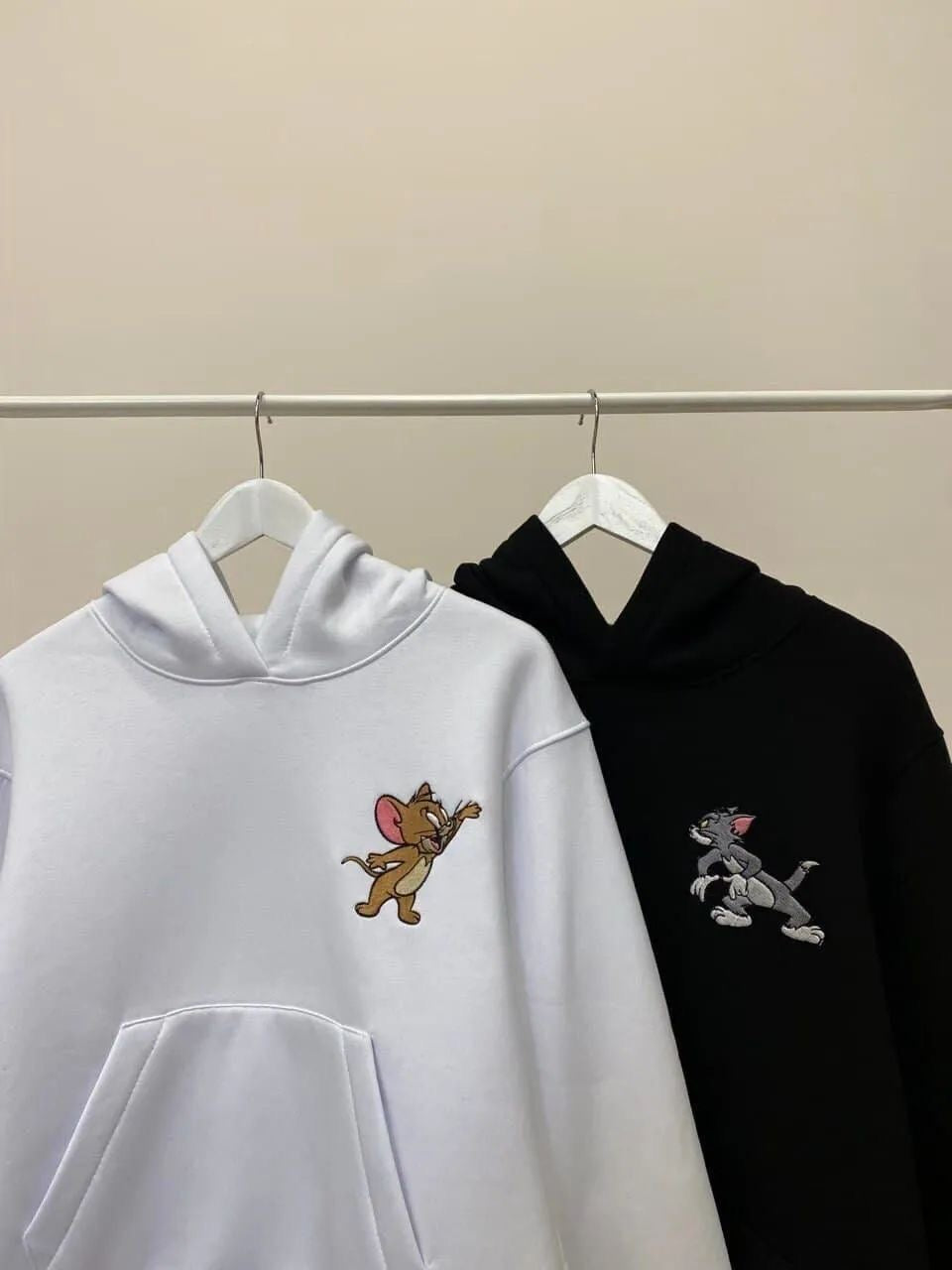 Matching Couple Hoodies, Tom and Jerry