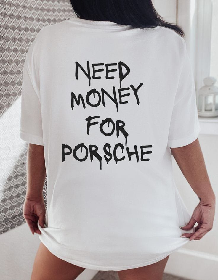 Porsche Women's Tshirts oversized
