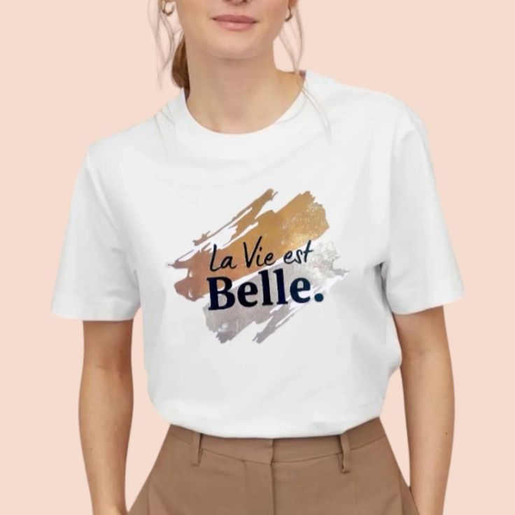 La Vie Est Belle Tshirt Regular Fit