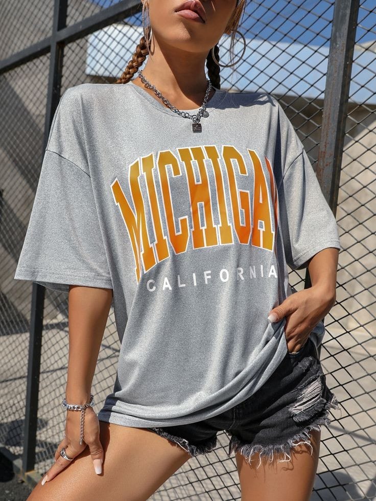 California women's oversized tshirt