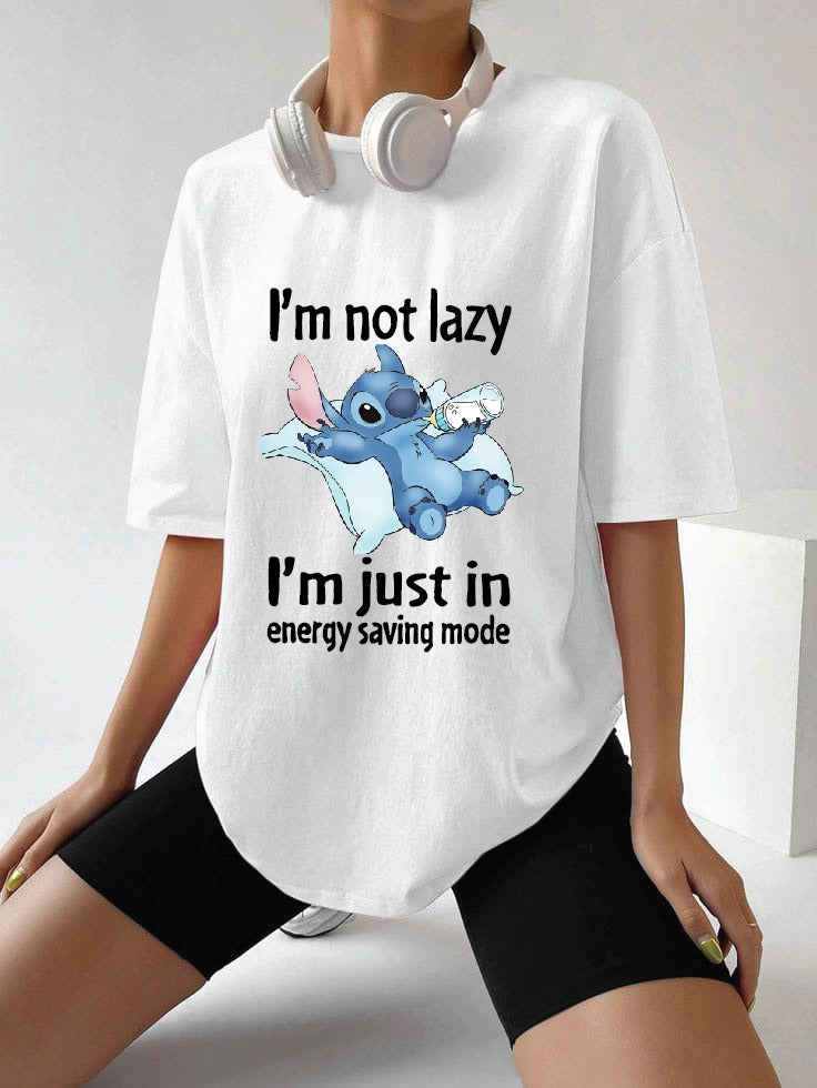 Stitch women's oversized tshirt