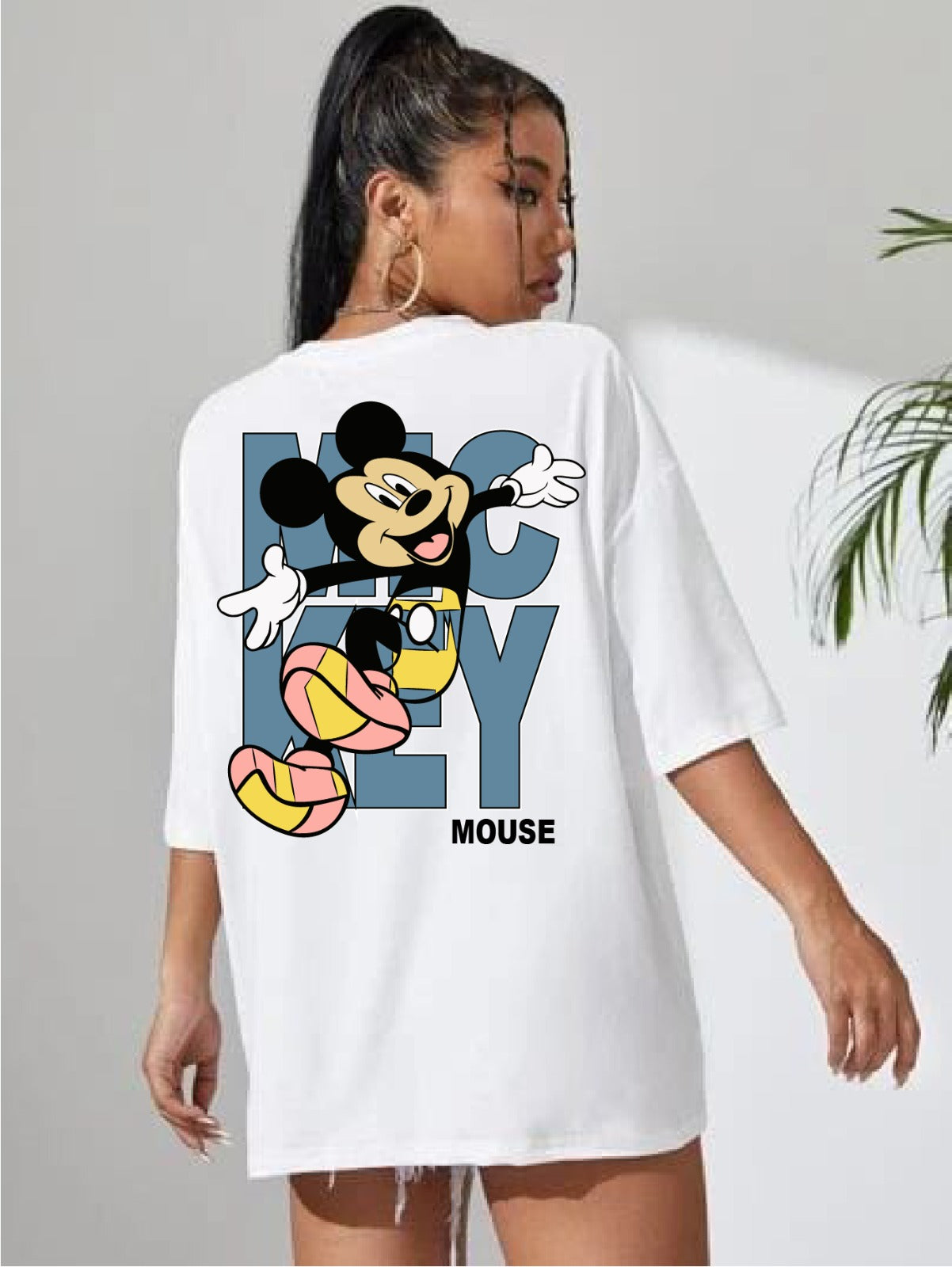 Mickey mouse women's oversized tshirt