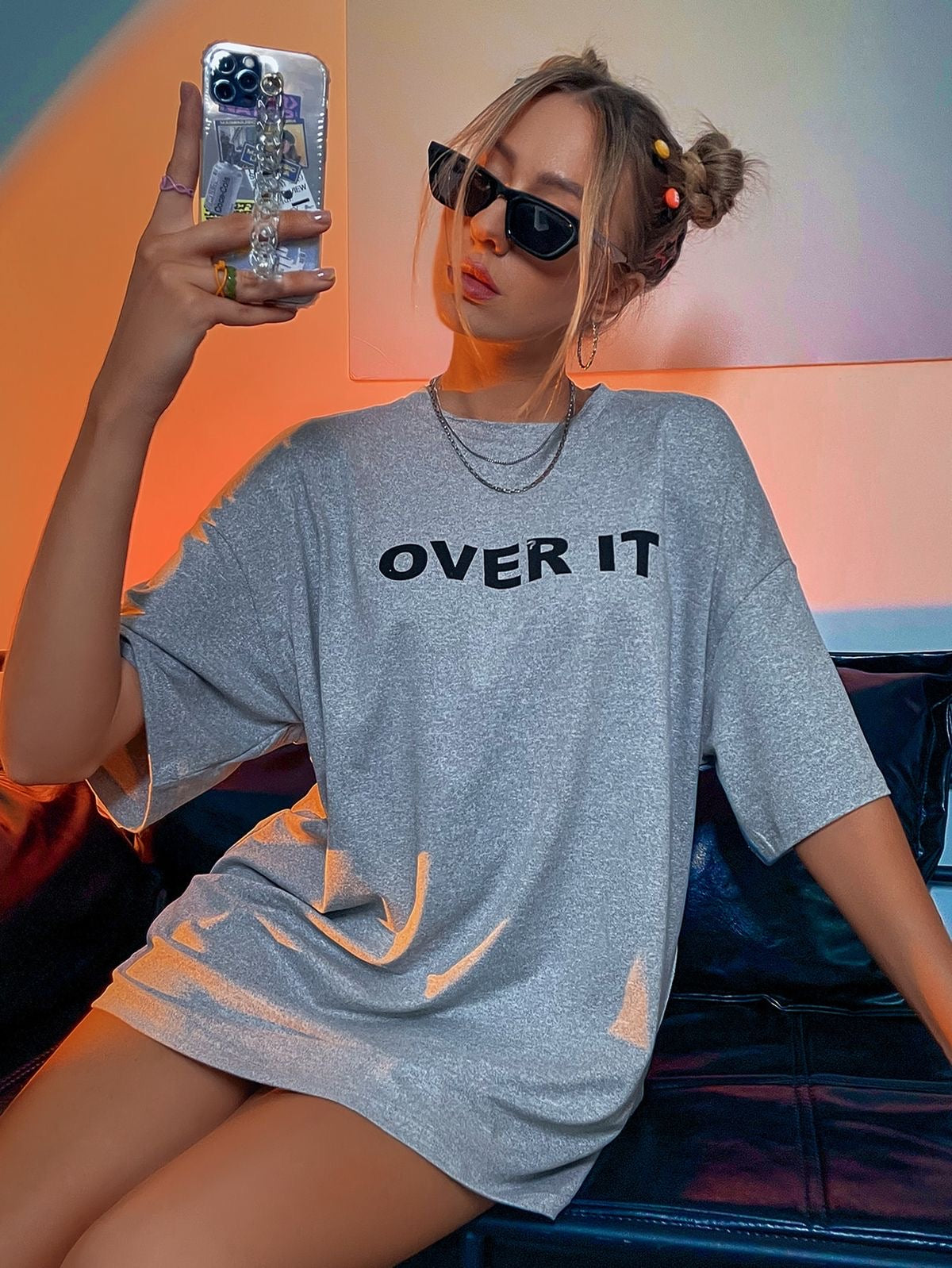 Over it women oversized tshirt