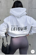 Leisure Series Oversized Hoodie Glacier Grey (white fox)