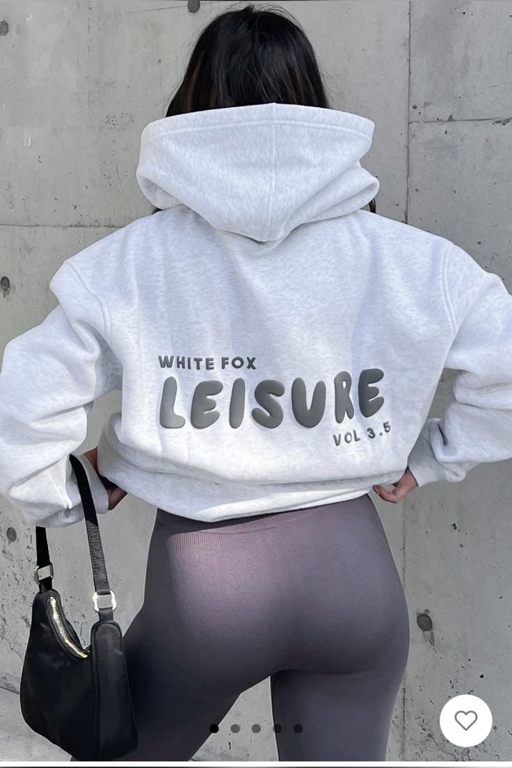Leisure Series Oversized Hoodie Glacier Grey (white fox)