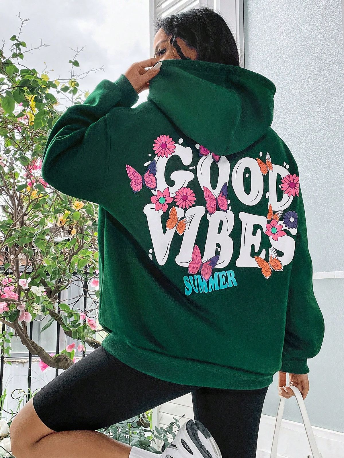 Good Vibes Oversized Hoodie