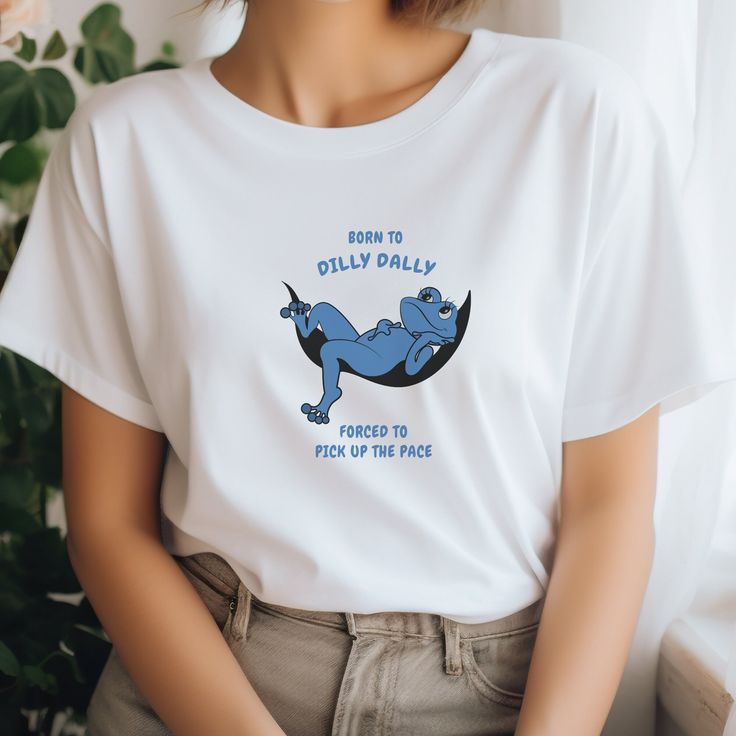 Frog meme Dilly Dally T-Shirt, funny saying shirt Regular Fit
