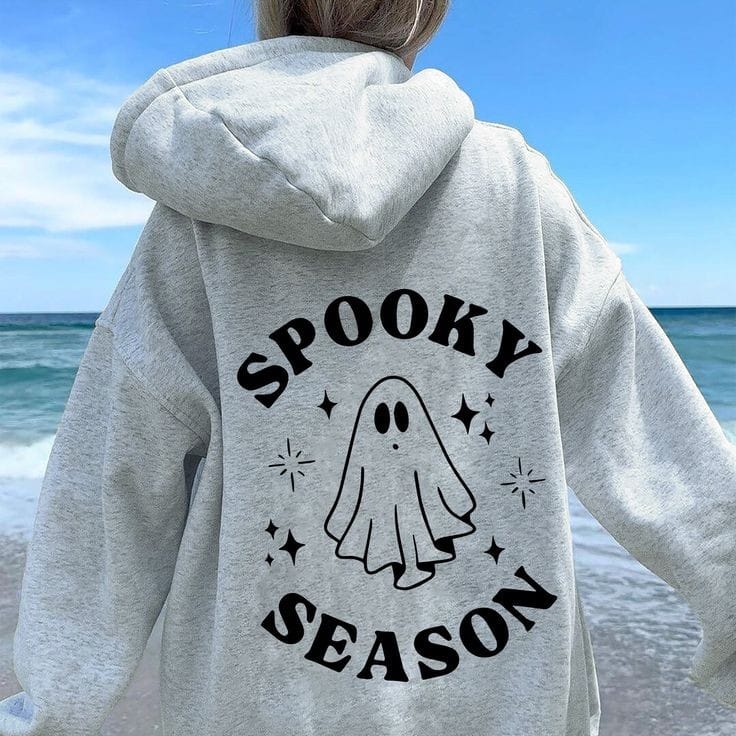 Spooky season oversized hoodie