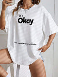 IT'S OKAY Tshirt Oversized