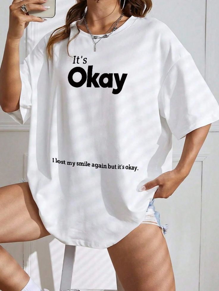 IT'S OKAY Tshirt Oversized