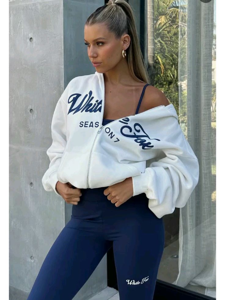 White Fox zip up