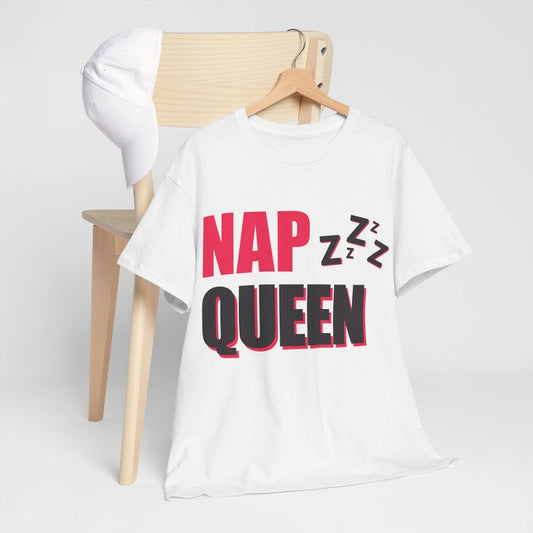 Nap Queen Cotton Tee, Cozy Sleep Shirt