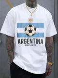 Argentina 2026 T-Shirt For Soccer Fans Featuring The National Team'S Jersey Design