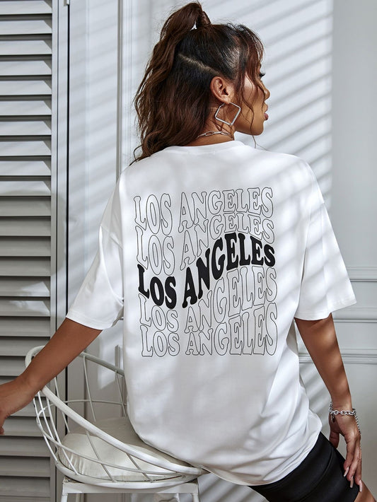 Los Angeles women oversized tops