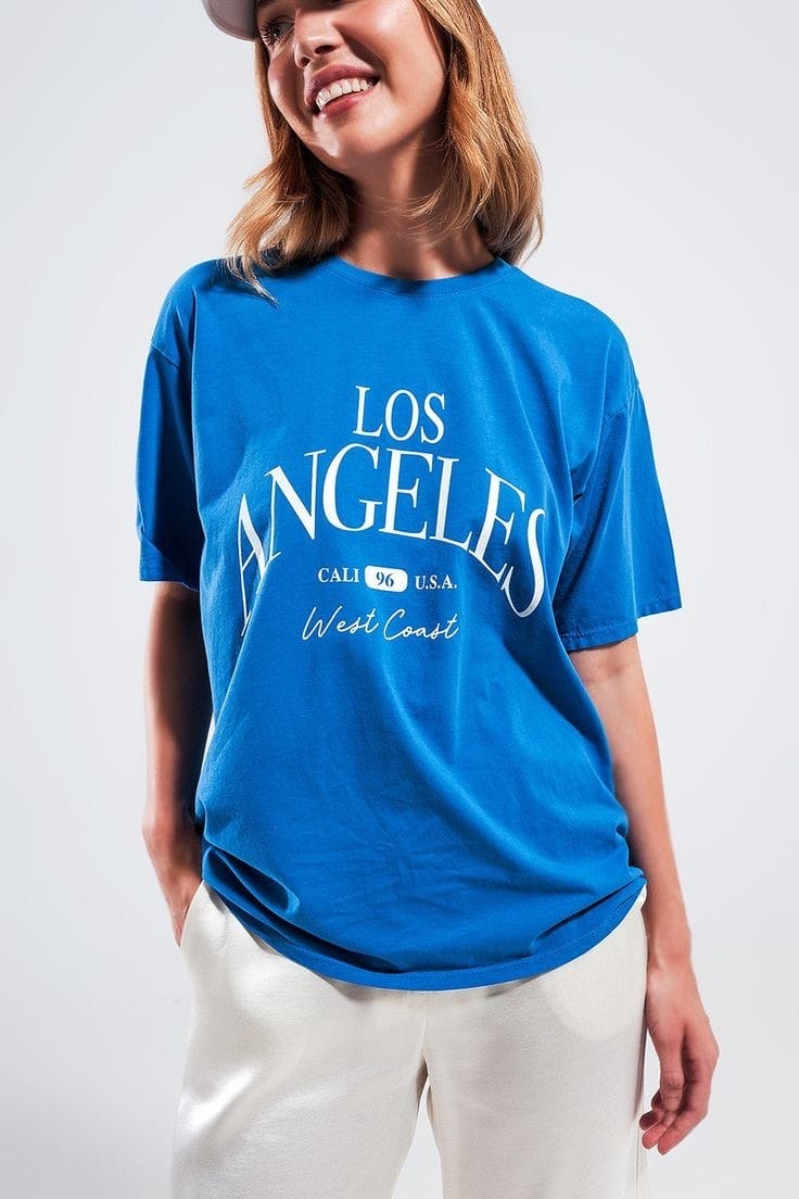 Los Angeles women oversized tshirt