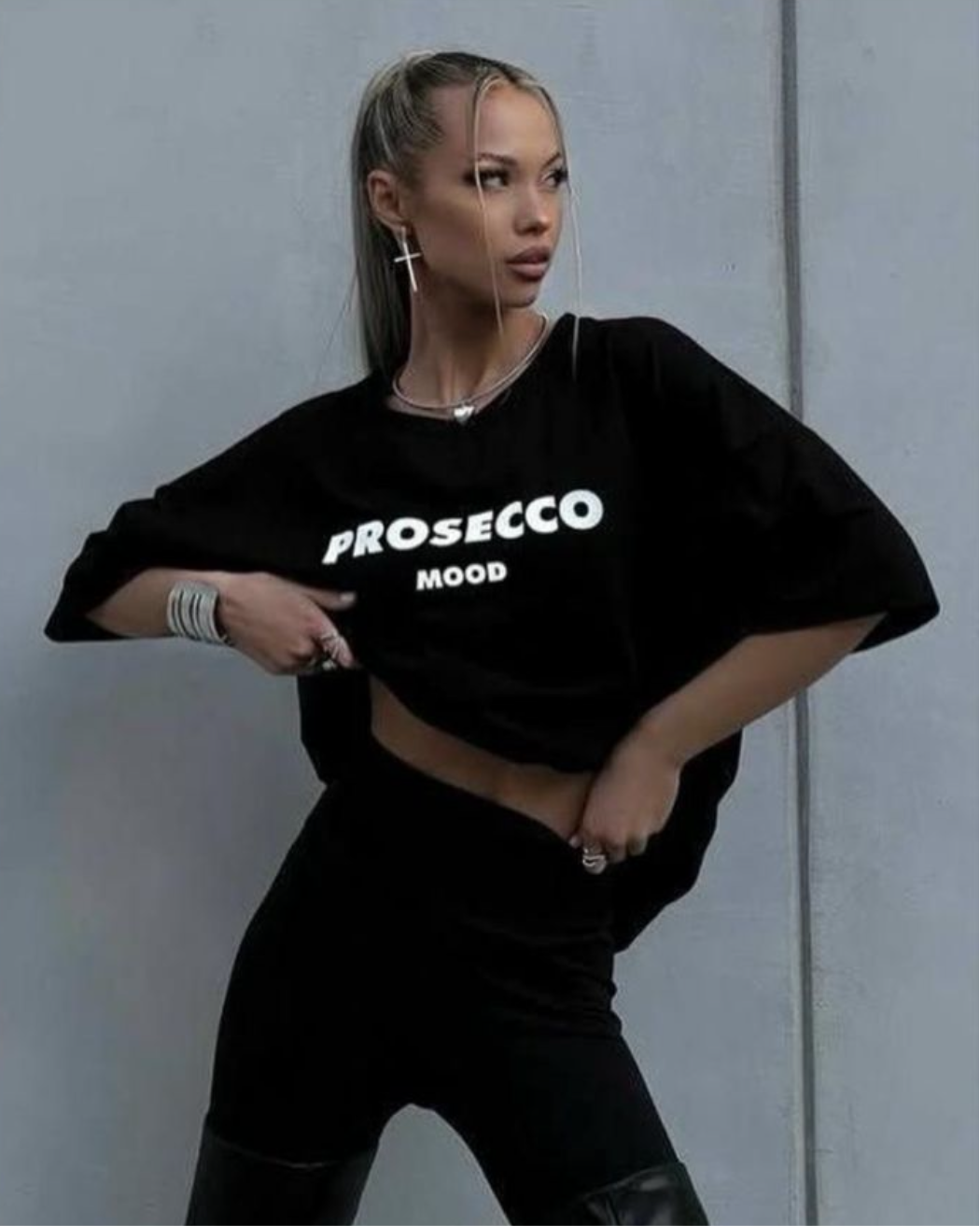 Prosecco mood oversized tshirt
