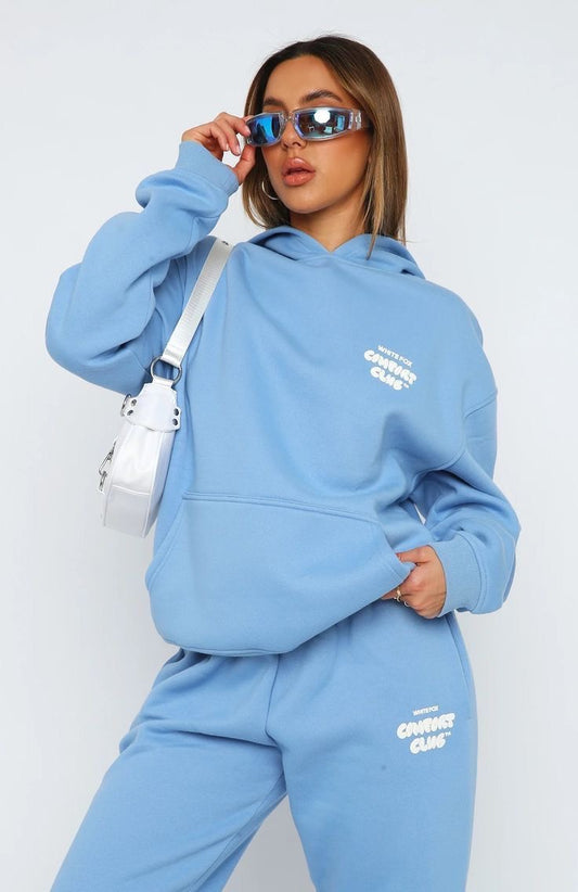 Women Set Letters Baby Blue