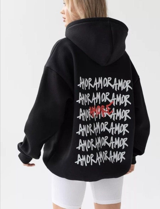 Amor oversized hoodie