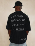 Tee With Letter Graphic Print