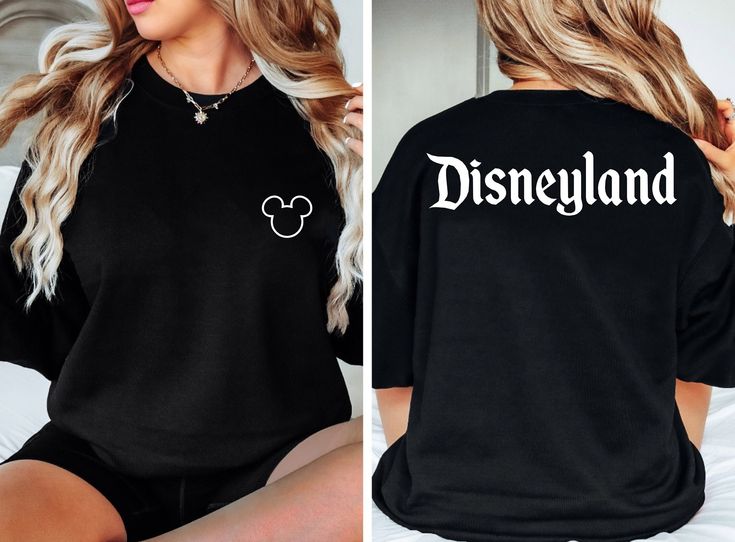 Disney Crewneck Disneyland Clothes Oversized Disney Shirt