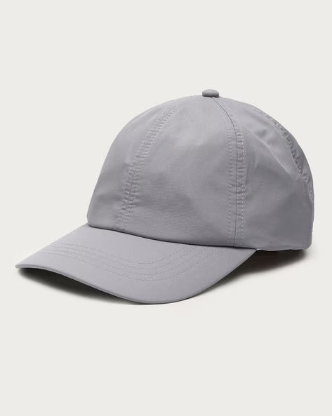 Grey basic cap