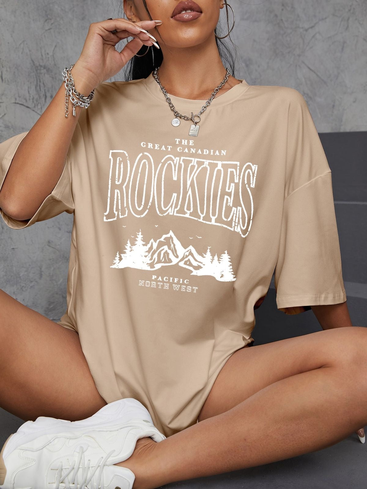 Rocket Women Oversized Tshirt