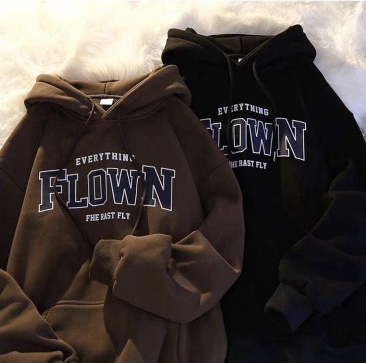 Letter women’s oversized hoodies