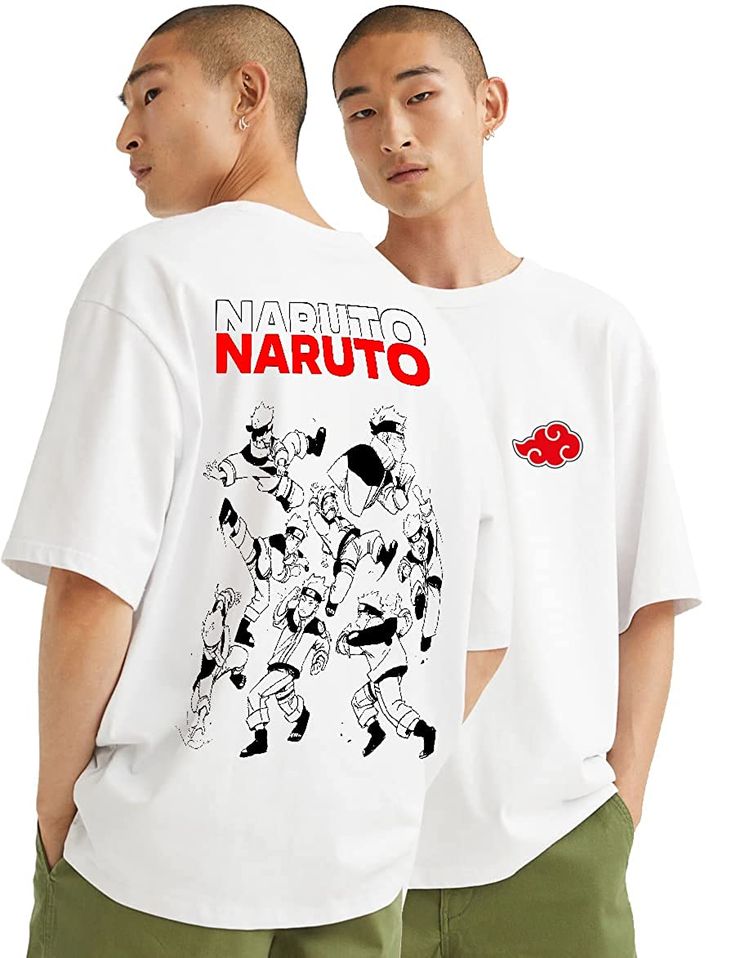 Naruto oversized cotton T shirt