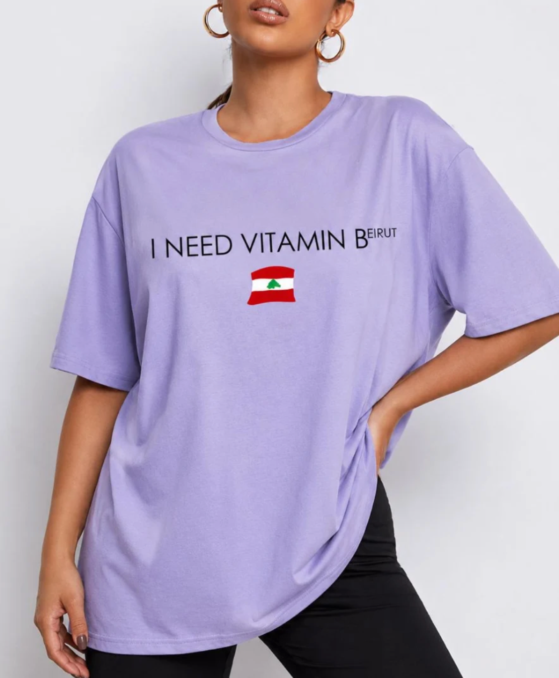 I Need Vitamin Beirut Women Oversized T-shirt