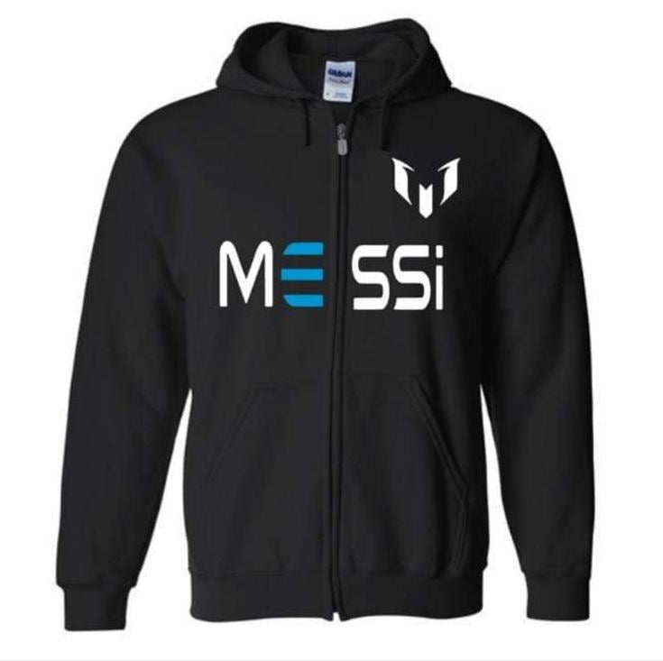 Messi zip-up hoodie oversized