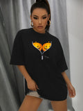 Halloween Pumpkin Print T-Shirt