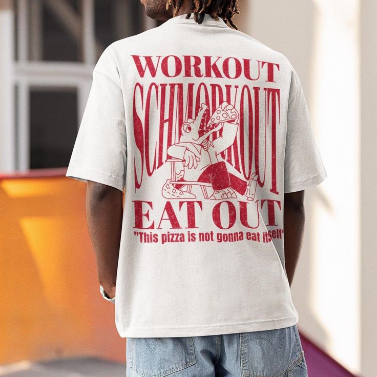 Sporty Vintage Graphic Tee - Comfort Colors® Crocodile Pizza Funny Shirt Italy - Meme Fitness Shirt