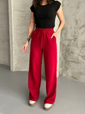 Wide -leg pants