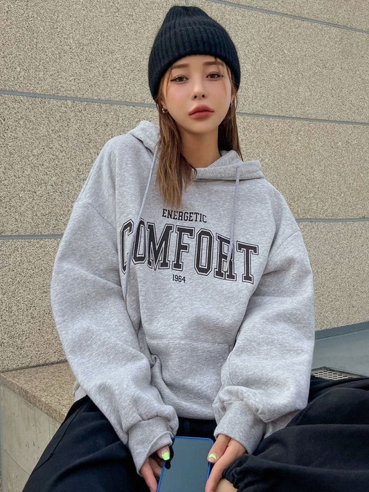 Letter women’s oversized hoodie