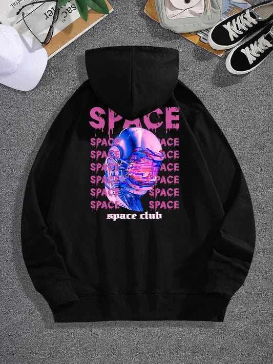 Space oversized hoodie