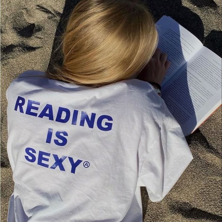 Fast Fashion Shirts | Reading Is Sexy T-Shirt | Color: White