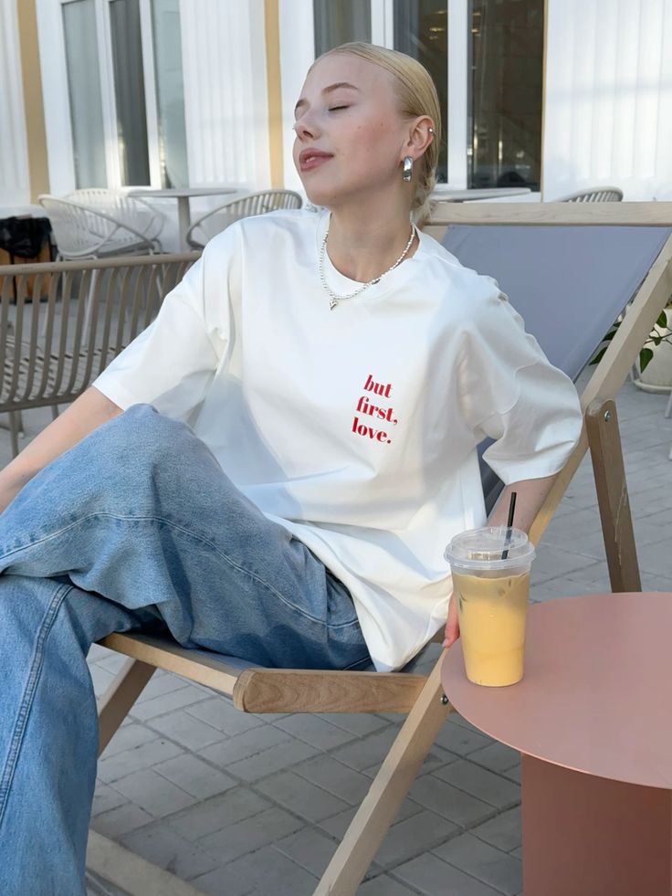First Love Women Oversized tshirts