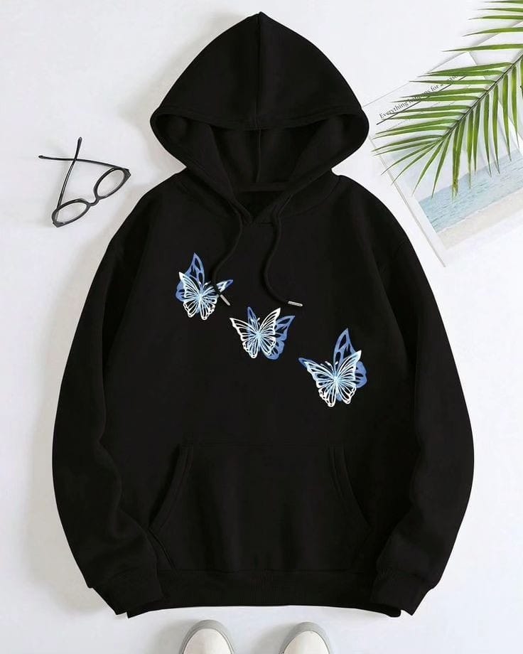 Butterfly oversized hoodie