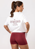 Gym King Dynamic Boyfriend Tee - Cream - 18
