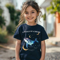 Comfort Colors Whimsical Whale Youth Tee - A Whale of a Dream, Animal Lover Gift, Eco-Friendly Kids Wear, Summer Outfit, Nature T-Shirt,