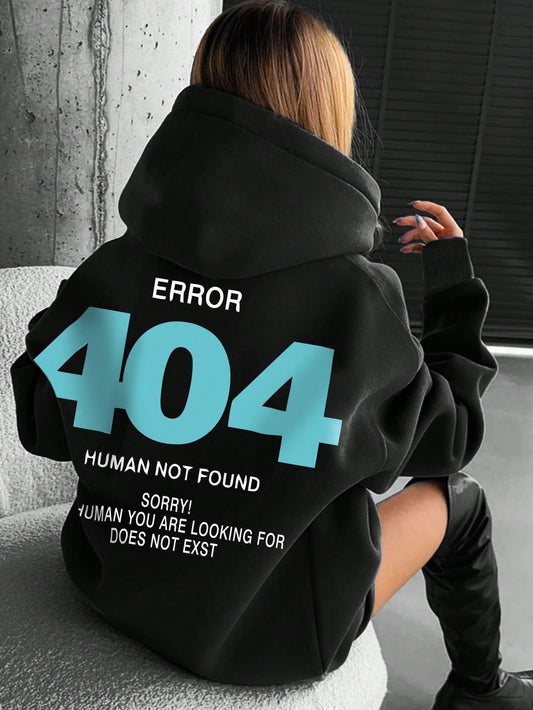 404 Error Women Oversized Hoodies