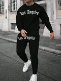 Men's Casual Daily Life Soft And Comfortable Versatile Sweatshirt Suit.